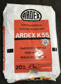 Ardex K 55 Self-Leveling Revestible after 1 hour.