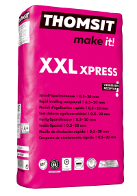 Thomsit XXL Xpress - Composto de nivelação rápida  - 90 MINUTOS (Com Certificação Náutica)