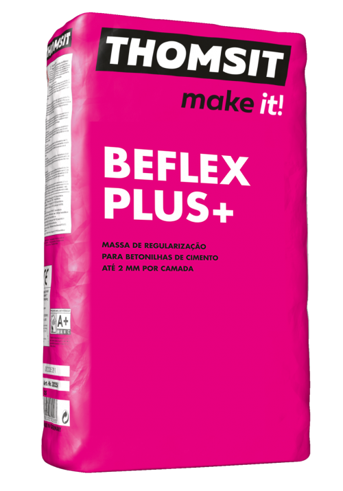 Thomsit Beflex más Nivelación de hasta 2 mm por capa